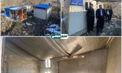 وضعیت مدرسه را ببینید؛ حتی کانکس مدرسه هم تخریبی است